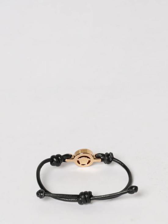 26SS 베르사체 메두사 '95 레더 브레이슬릿 10196681A00637 1B00V Black - VERSACE