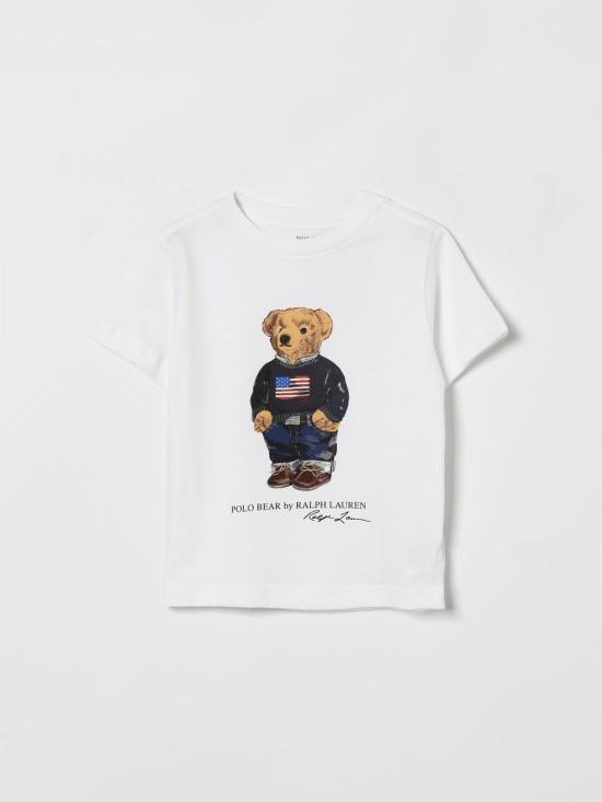 26SS [키즈] 폴로 랄프로렌 티셔츠 322P00508 001 White