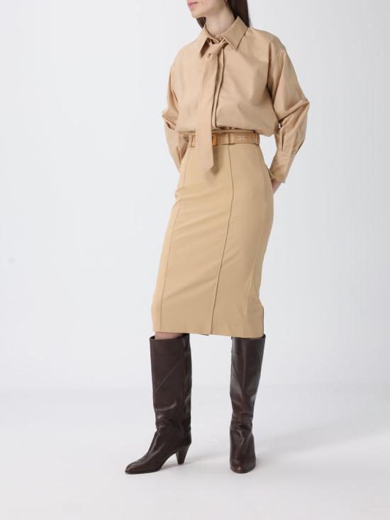 26SS 엘리자베타프랜치 셔츠 CA15261E2 470 Brown - ELISABETTA FRANCHI