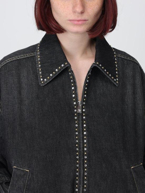 26SS 베르사체 자켓 10230671A16477 1D040 Black - VERSACE