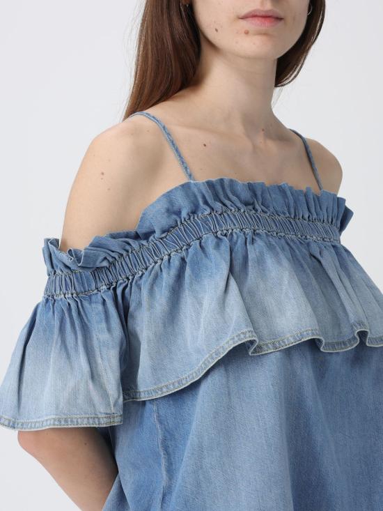 26SS 핑코 민소매 티셔츠 106568A37K PJO Denim - PINKO