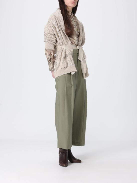 26SS 브루넬로 쿠치넬리 스트레이트 팬츠 M0F79P9189 C3066 Green - BRUNELLO CUCINELLI