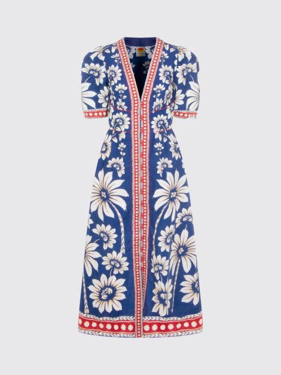 26SS 팜 리오 롱 원피스 344131 26067 Blue - FARM RIO