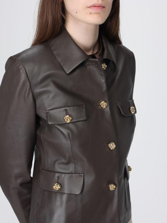 26SS 딸리아토레 가죽 자켓 GEORGIAPECHE2602 1348 Brown - TAGLIATORE