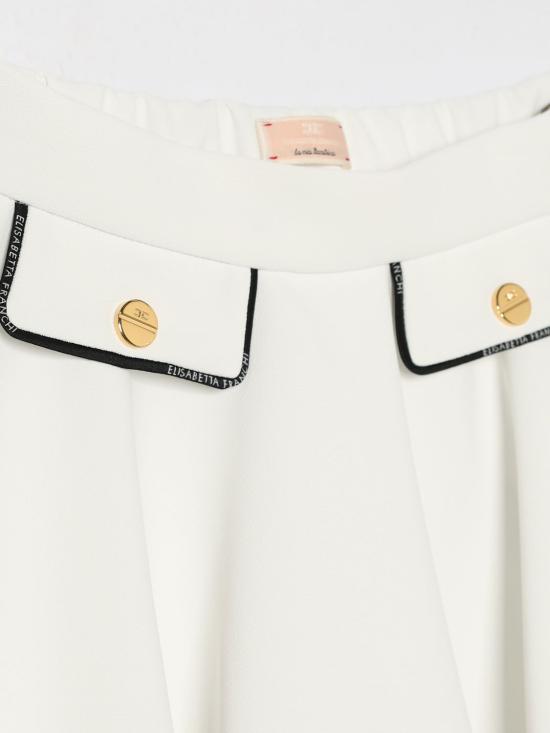 26SS [키즈] 엘리자베타프랜치 스커트 EGGO0540GA022 0100 White - ELISABETTA FRANCHI