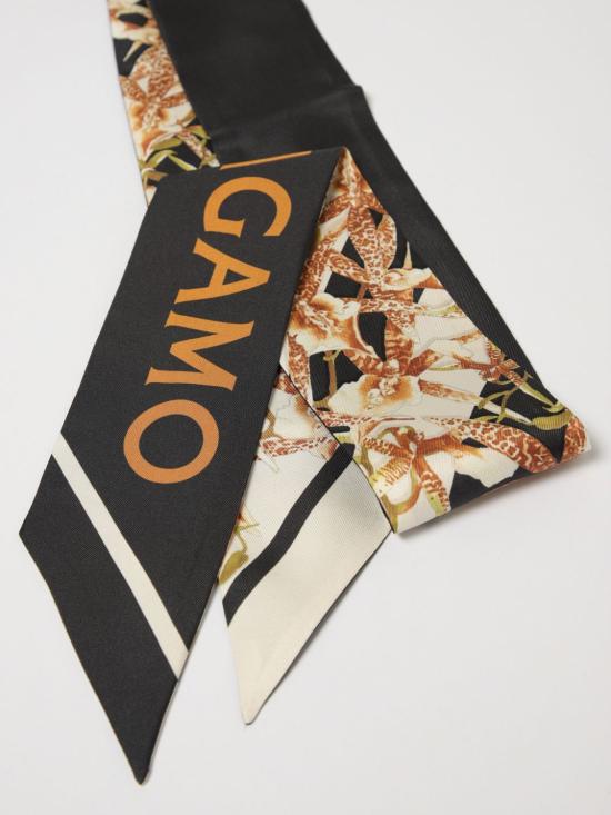 26SS 살바토레 페라가모 머플러/스카프 321242 789920 BLACK IVORY Black - SALVATORE FERRAGAMO