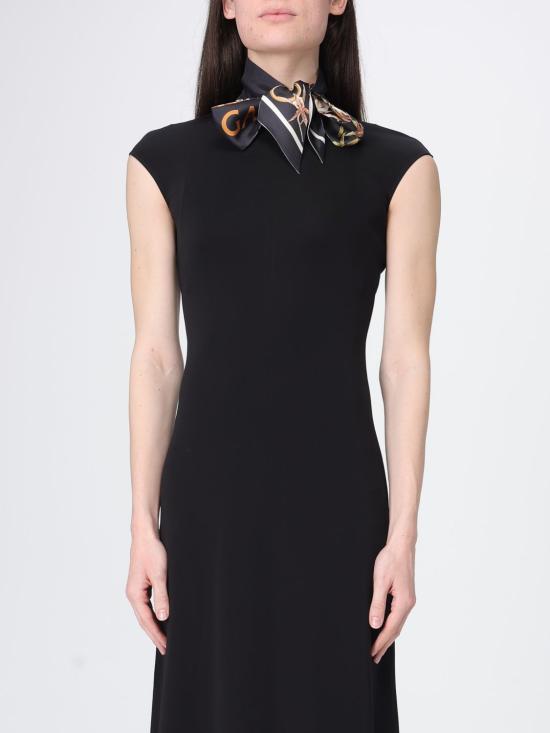 26SS 살바토레 페라가모 머플러/스카프 321242 789920 BLACK IVORY Black - SALVATORE FERRAGAMO