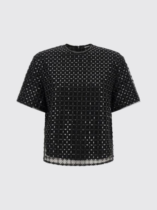 26SS 로테이트 반팔 티셔츠 115155 100 Black - ROTATE