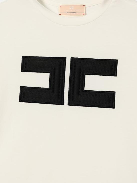 26SS [키즈] 엘리자베타프랜치 티셔츠 EFTS2620JE006 0185 White - ELISABETTA FRANCHI