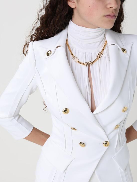 26SS 엘리자베타프랜치 자켓 GI21861E2 360 Ivory - ELISABETTA FRANCHI