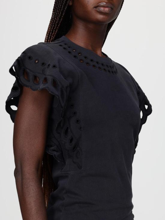 26SS 이자벨마랑에뚜왈 롱 원피스 RO1016FAD1N08E 02FK Black - ISABEL MARANT ETOILE