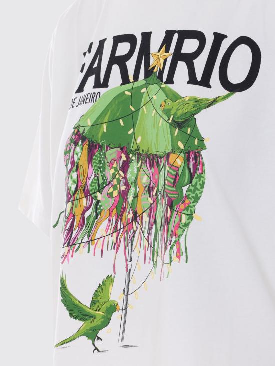 26SS 팜 리오 반팔 티셔츠 354563 L0025 White - FARM RIO