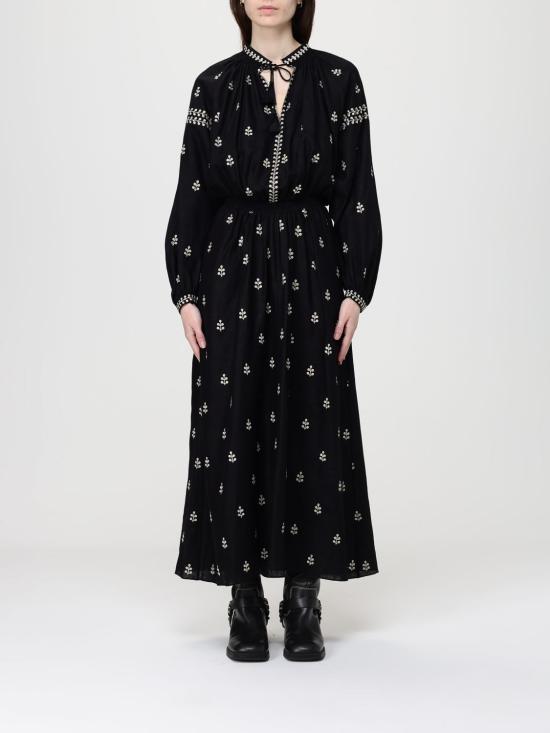 26SS 이자벨마랑 롱 원피스 RO1027FAD1J12I 01BK Black