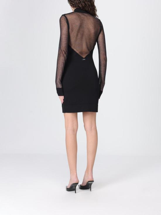 26SS 엘리자베타프랜치 롱 원피스 AM95Q61E2 110 Black - ELISABETTA FRANCHI