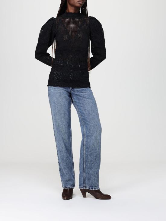 26SS 이자벨마랑 긴팔 티셔츠 PU0841FAD1L08I 01BK Black - ISABEL MARANT