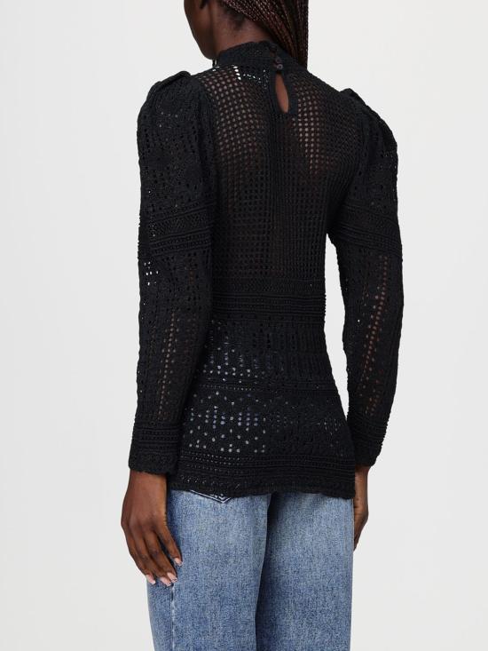 26SS 이자벨마랑 긴팔 티셔츠 PU0841FAD1L08I 01BK Black - ISABEL MARANT