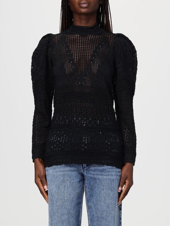 26SS 이자벨마랑 긴팔 티셔츠 PU0841FAD1L08I 01BK Black