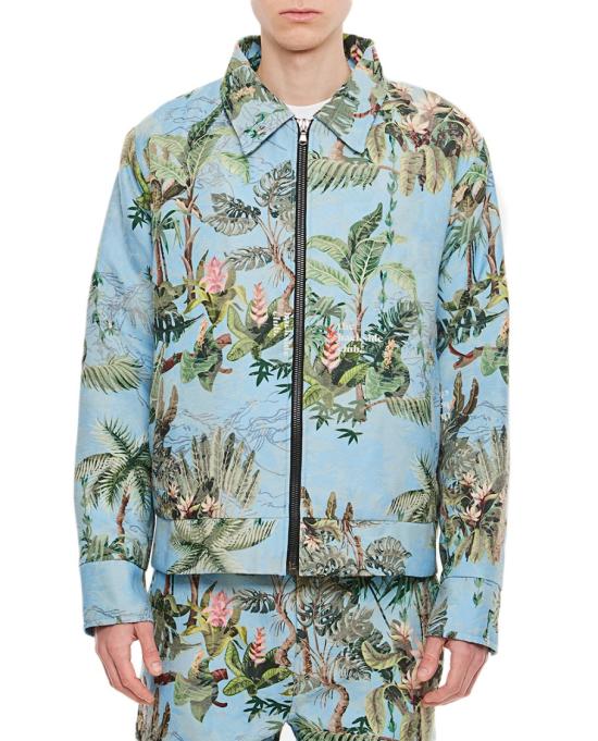  백사이드 클럽 자켓 CJX610JUNGLE Blue