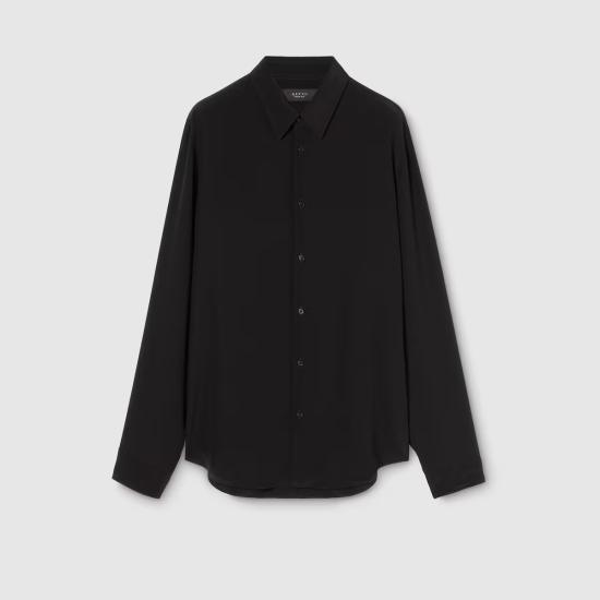 26SS 구찌 긴팔 셔츠 860864ZAUPT1000 Black