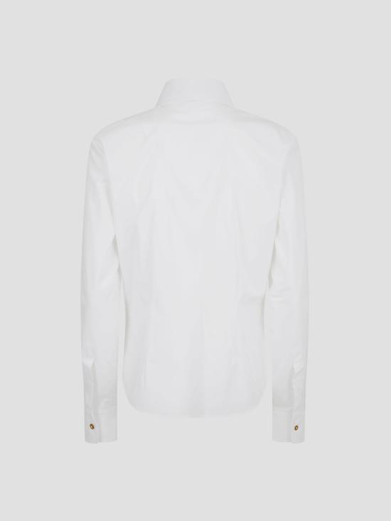 26SS 비비안웨스트우드 ORB 로고 코튼 셔츠 비비안웨스트우드 15010060W009Q A401 WHITE - VIVIENNE WESTWOOD