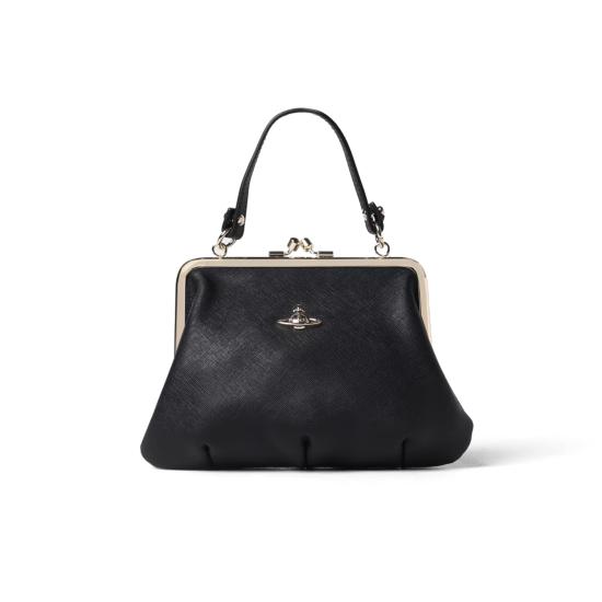 26SS 비비안웨스트우드 그래니 프레임 퍼스 4B010007WL001N N402 BLACK