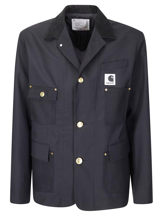 26SS 사카이 X 칼하트 WIP 자켓 2603989M 001 BLACK