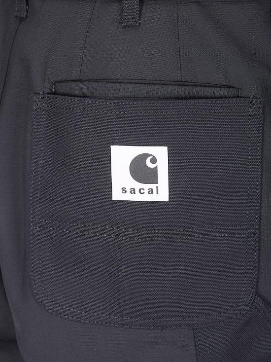 26SS 사카이 X 칼하트 WIP 스트레이트 팬츠 2603993M 001 BLACK - SACAI X CARHARTT WIP