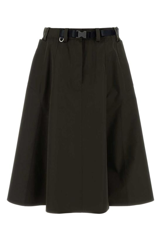 26SS 프라다 미디 스커트 21H025SOOO18UU F0334 Green