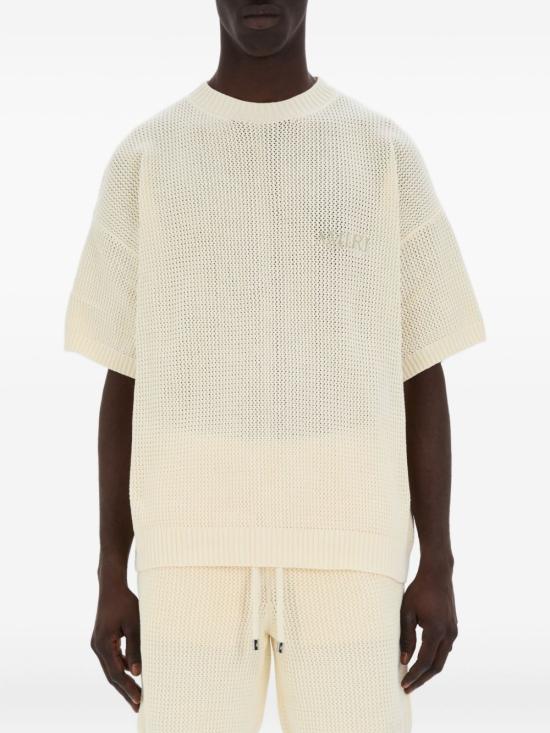 26SS 아미리 반팔 티셔츠 AMKNTE1052 127 White