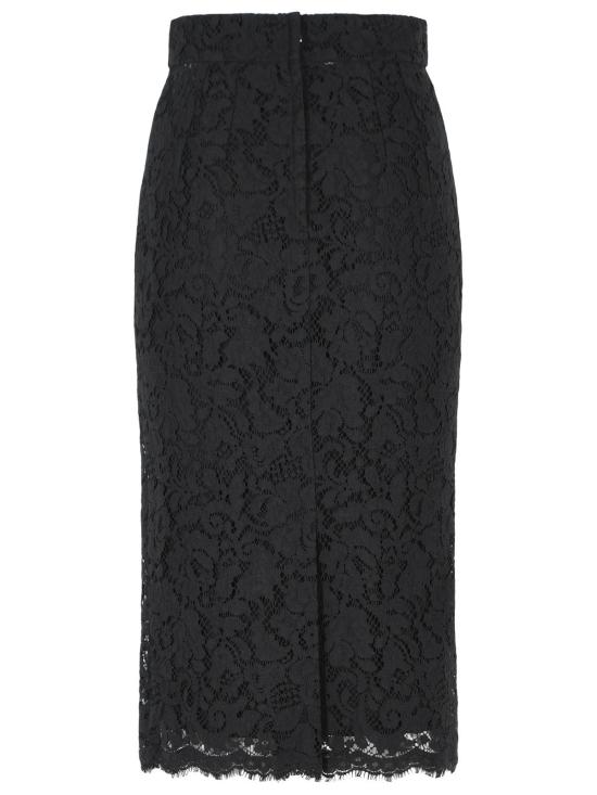 26SS 돌체앤가바나 미디 스커트 F4B7IT HLMTBN0000 Black - DOLCE & GABBANA