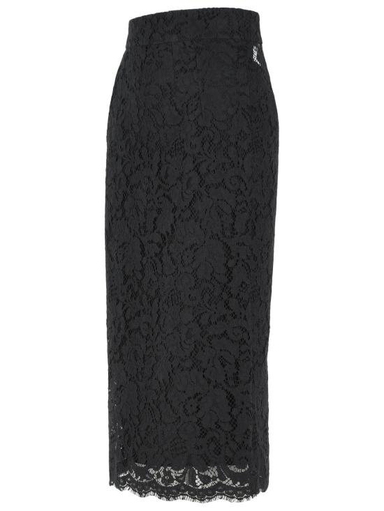 26SS 돌체앤가바나 미디 스커트 F4B7IT HLMTBN0000 Black - DOLCE & GABBANA
