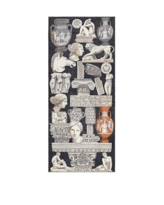 25FW 이누이 에디션 머플러/스카프 ET22ARC01 noir NERO MULTI