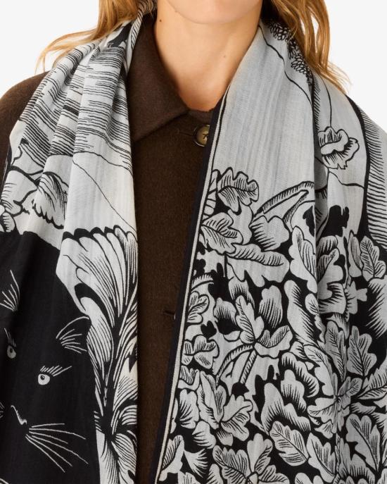 25FW 이누이 에디션 머플러/스카프 ET20PAN00 blanc NERO BIANCO - INOUI EDITION