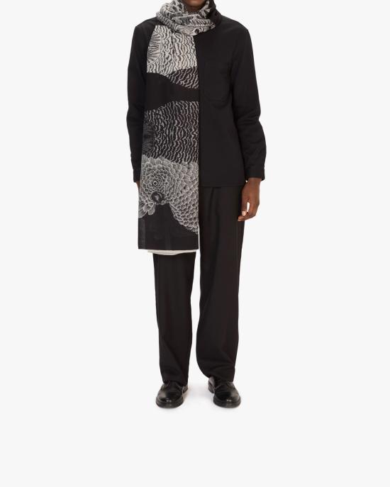 25FW 이누이 에디션 머플러/스카프 ET22CHO01 noir NERO MULTI - INOUI EDITION