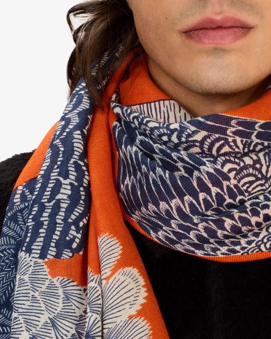 25FW 이누이 에디션 머플러/스카프 ET22CHO08 orange ARANCIONE MULTI - INOUI EDITION