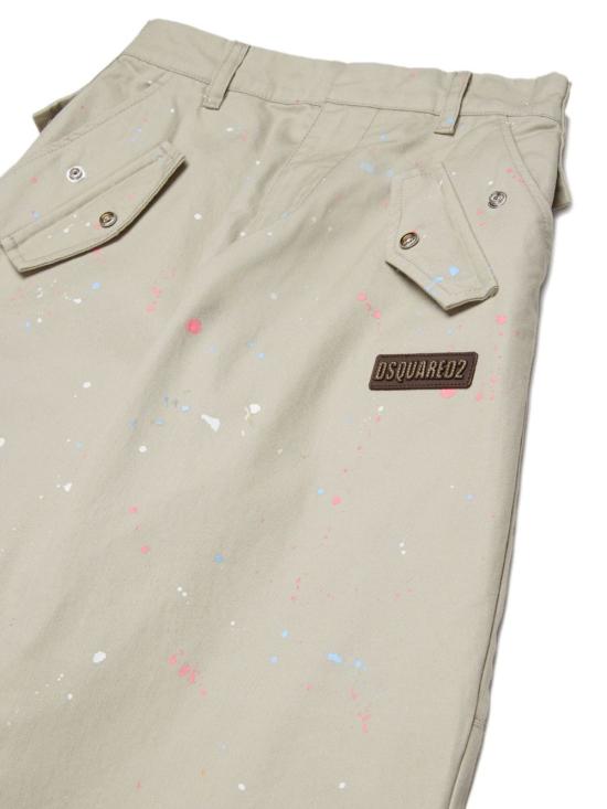 26SS [키즈] 디스퀘어드2 스트레이트 팬츠 DQ3195D0AGH DQ717 Grey - DSQUARED2