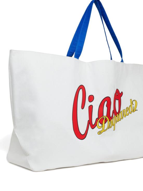 26SS [키즈] 디스퀘어드2 토트백 DQ3365D0AHP DQ100 White - DSQUARED2