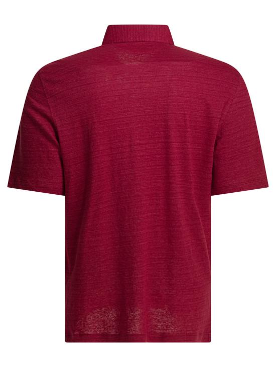 26SS 브루넬로 쿠치넬리 저지 폴로 셔츠 MR8273915C034 Red - BRUNELLO CUCINELLI