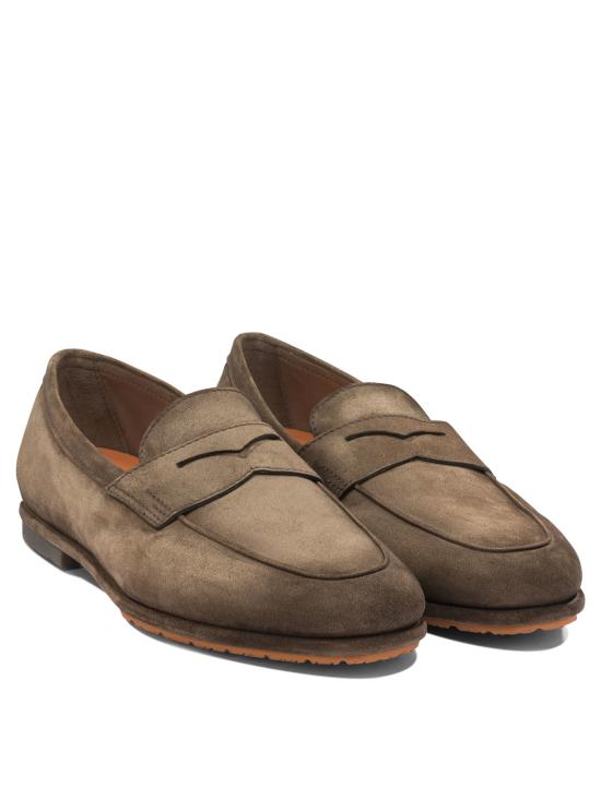 26SS 산토니 로퍼 MCNC19298SI6SEAAM21M21 Brown - SANTONI