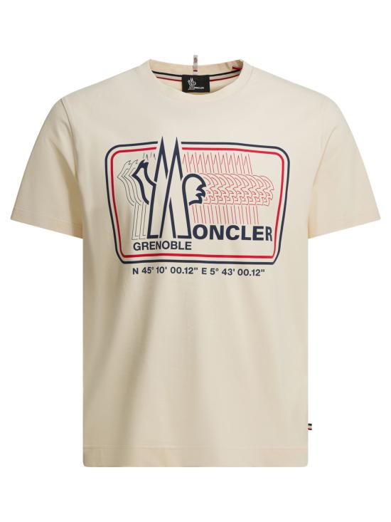 26SS 몽클레어 반팔 티셔츠 8C00009 8790F034 White