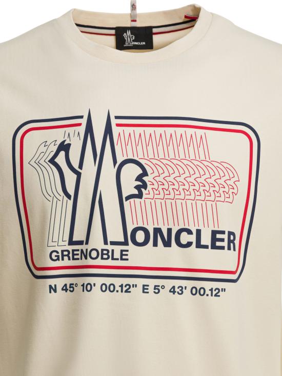 26SS 몽클레어 반팔 티셔츠 8C00009 8790F034 White - MONCLER