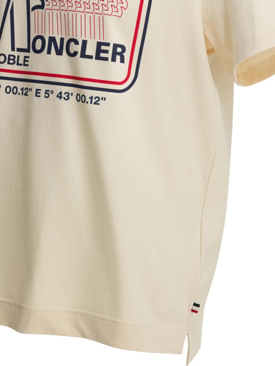 26SS 몽클레어 반팔 티셔츠 8C00009 8790F034 White - MONCLER