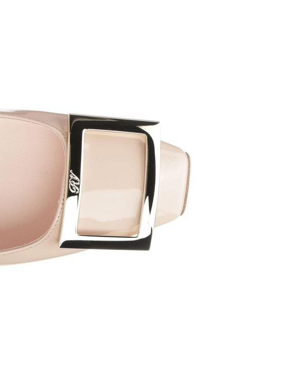 26FW 로저비비에 트럼펫 메탈 버클 펌프스 RVW44815280D1PC211 BEIGE - ROGER VIVIER