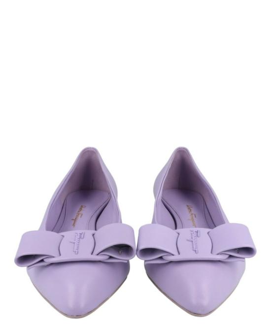  살바토레 페라가모 플랫 슈즈 01R252 745250 1B 50007 9 5 Purple - SALVATORE FERRAGAMO