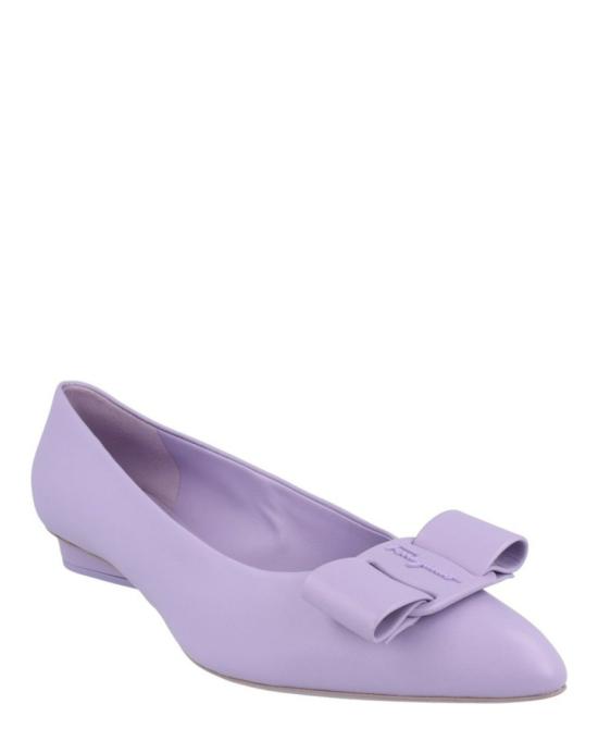  살바토레 페라가모 플랫 슈즈 01R252 745250 1B 50007 9 5 Purple - SALVATORE FERRAGAMO