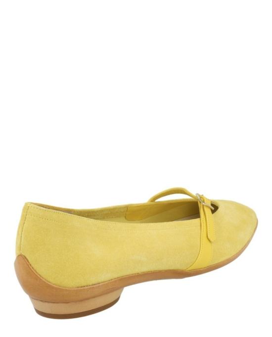  살바토레 페라가모 플랫 슈즈 01H406 601283 M 90006 6 Yellow - SALVATORE FERRAGAMO