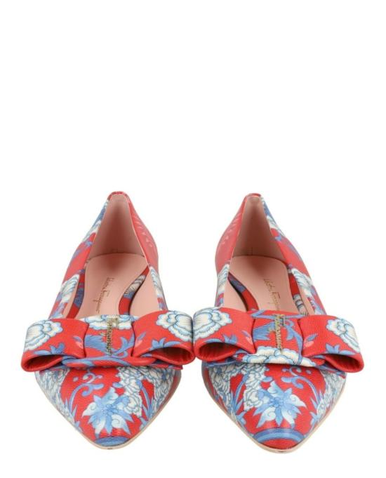  살바토레 페라가모 플랫 슈즈 01B338 743594 1C 10182 6 Red - SALVATORE FERRAGAMO