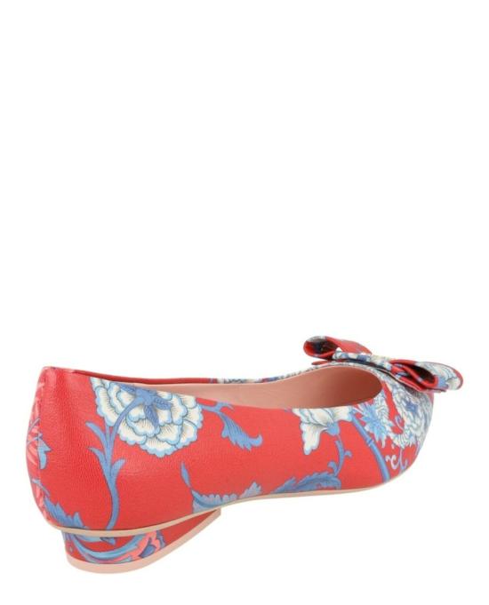  살바토레 페라가모 플랫 슈즈 01B338 743594 1C 10182 6 Red - SALVATORE FERRAGAMO