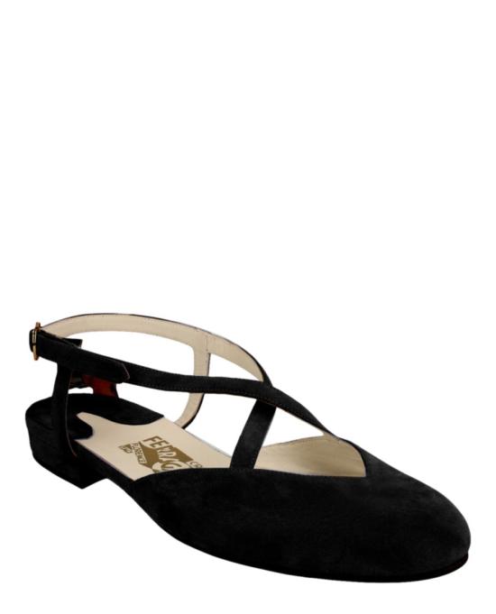  살바토레 페라가모 플랫 슈즈 01C108 690202 M 00002 6 5 Black - SALVATORE FERRAGAMO
