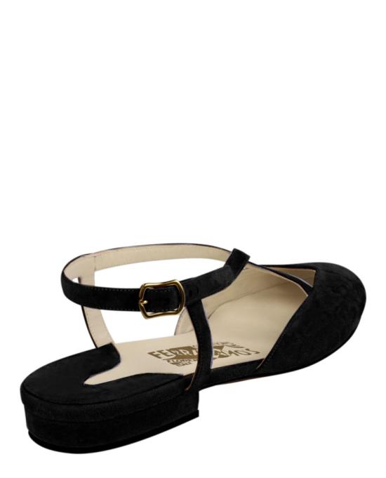  살바토레 페라가모 플랫 슈즈 01C108 690202 M 00002 6 5 Black - SALVATORE FERRAGAMO